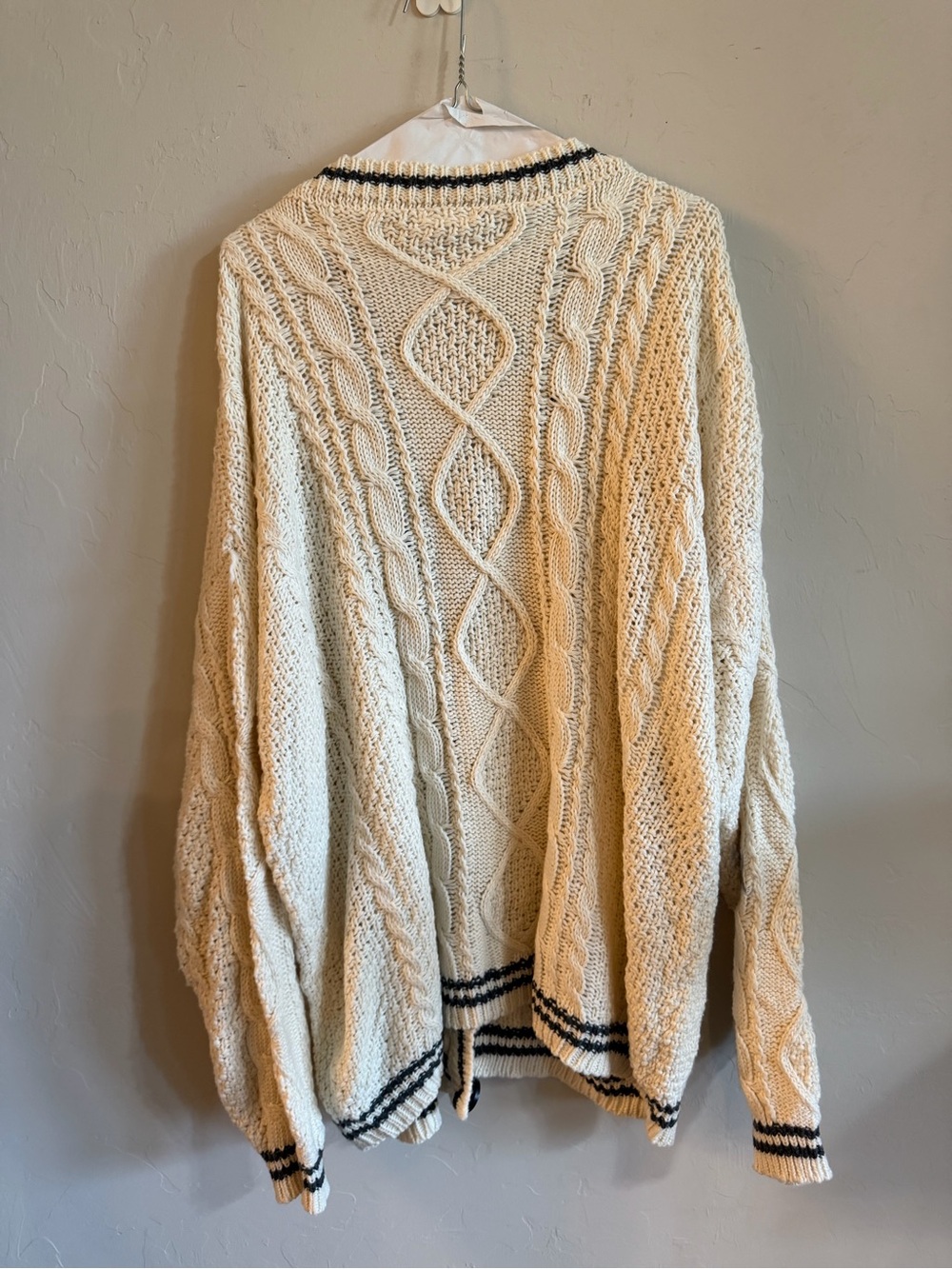 Taylor Swift Folklore Cream Cable Knit Cardigan - Picture 3 of 6